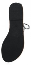 Czarne modne sandały damskie firmy Givana