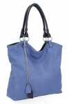 Torebka Uniwersalna Shopper Bag Hernan HB0150 Niebieska