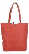 Uniwersalna Torebka Damska Shopper Bag XL Hernan HB0253 Ceglasta