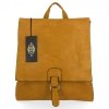 Stylowy Plecak Damski Vintage XL firmy Hernan HB0349 Żółty