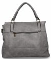 Torebka Damska w Stylu Vintage firmy Hernan HB0129 Jasno Szara