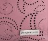 Vittoria Gotti Włoski Skórzany ShoppeBag z Kosmetyczką w modne wycinane wzory Brudny Róż