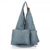 Duża Torebka Damska Shopper Bag XXL firmy Hernan HB0350 Niebieska