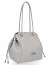 Torebka Damska Shopper Bag David Jones CM6406 Jasno Szara