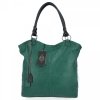 Uniwersalne Torebki Damskie XL firmy Hernan Shopper Bag Butelkowa Zieleń