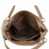 Torebka Damska Shopper Bag XL firmy Hernan HB0337 Ciemno Beżowa/Ziemista
