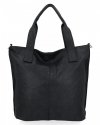 Duża Torebka Damska Shopper Bag XXL firmy Hernan HB0363 Czarna