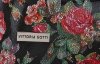 Uniwersalne Torebki Skórzane Vittoria Gotti XL we Wzory Kwiatów Multikolorowe Czarna