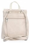 Stylowy Plecaczek Damski Vintage firmy Herisson 1202B419 Beżowy
