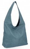 Uniwersalne Torebki Damskie Shopper Bag firmy Hernan HB0141 Błękitna