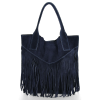 GEANȚĂ DE DAMĂ shopper bag Vittoria Gotti bleumarin VPOS9