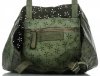 GEANȚĂ DIN PIELE shopper bag Vittoria Gotti verde de sticlă VL299