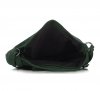 GEANȚĂ DIN PIELE tip poștaș Genuine Leather verde de sticlă 4022