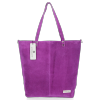 GEANȚĂ DIN PIELE shopper bag Vittoria Gotti mov VG41