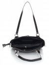 GEANȚĂ DIN PIELE clasică Genuine Leather negru J6088