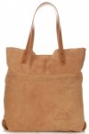 GEANȚĂ DIN PIELE shopper bag Vittoria Gotti roșcat V8267