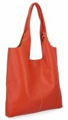 GENȚĂ DIN PIELE shopper bag Vittoria Gotti portocaliu 165