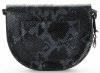 GEANȚĂ DIN PIELE tip poștaș Vittoria Gotti negru V5751COCO