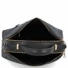 Geantă Elegantă Din Piele Italiană 2 Compartimente 5273 Negru