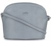 GEANȚĂ DIN PIELE tip poștaș Genuine Leather gri deschis E4098