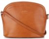 GEANȚĂ DIN PIELE tip poștaș Genuine Leather roșcat E4098