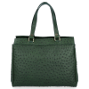 GEANȚĂ DIN PIELE business Vittoria Gotti verde de sticlă V558048