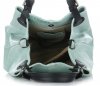 GEANȚĂ DIN PIELE shopper bag Vittoria Gotti mentă V2L