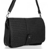 GEANȚĂ DE DAMĂ tip poștaș BEE BAG negru 2152M118