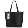 GEANȚĂ DIN PIELE clasică Vittoria Gotti negru V2395