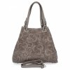 GENȚĂ DIN PIELE shopper bag Vittoria Gotti maro pământiu 5566-Sziem