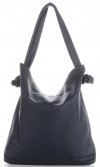 GEANȚĂ DIN PIELE shopper bag Vittoria Gotti bleumarin V5701