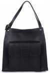GEANȚĂ DIN PIELE shopper bag Vittoria Gotti negru 8286