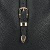 Geantă Elegantă din Piele Tip Poștaș cu 3 Compartimente 573 Neagră