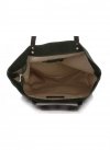 GEANȚĂ DIN PIELE shopper bag Vittoria Gotti verde de sticlă V915