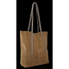 GEANȚĂ DIN PIELE shopper bag Vittoria Gotti maro pământiu V6590C