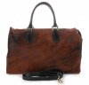 GEANȚĂ DIN PIELE cufăr Genuine Leather maro 8096