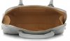 GEANȚĂ DIN PIELE cufăr Genuine Leather gri deschis 80032