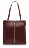 GEANȚĂ DIN PIELE clasică Genuine Leather maro J6088