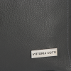 GEANȚĂ DIN PIELE shopper bag Vittoria Gotti gri V21E