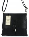 GEANȚĂ DE DAMĂ tip poștaș BEE BAG negru 1102S32