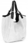 GEANȚĂ DIN PIELE shopper bag Vittoria Gotti bej deschis V80050