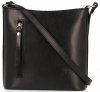 GEANȚĂ DIN PIELE tip poștaș Genuine Leather negru 6002