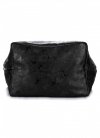 GEANȚĂ DIN PIELE shopper bag Genuine Leather negru 555