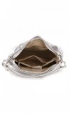 GEANȚĂ DIN PIELE shopper bag Vittoria Gotti argint V23