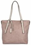 GENȚĂ DE DAMĂ shopper bag Hernan roz de pudră HB0213-1