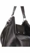 GEANȚĂ DIN PIELE shopper bag Vera Pelle negru 3292
