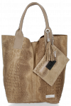 GEANȚĂ DIN PIELE shopper bag Vittoria Gotti V877