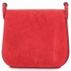 GEANȚĂ DIN PIELE tip poștaș Genuine Leather roșu 0003