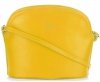 GEANȚĂ DIN PIELE tip poștaș Genuine Leather galben E4098