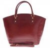 GEANȚĂ DIN PIELE shopper bag Genuine Leather maro 11A